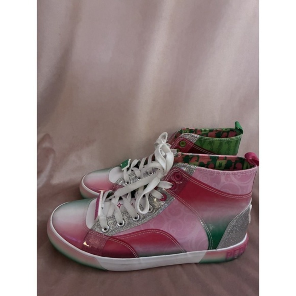 WICKED Movie Musical‎ HIGH TOP SNEAKERS Shoes by Ground Up Women's size 11 - Picture 10 of 13
